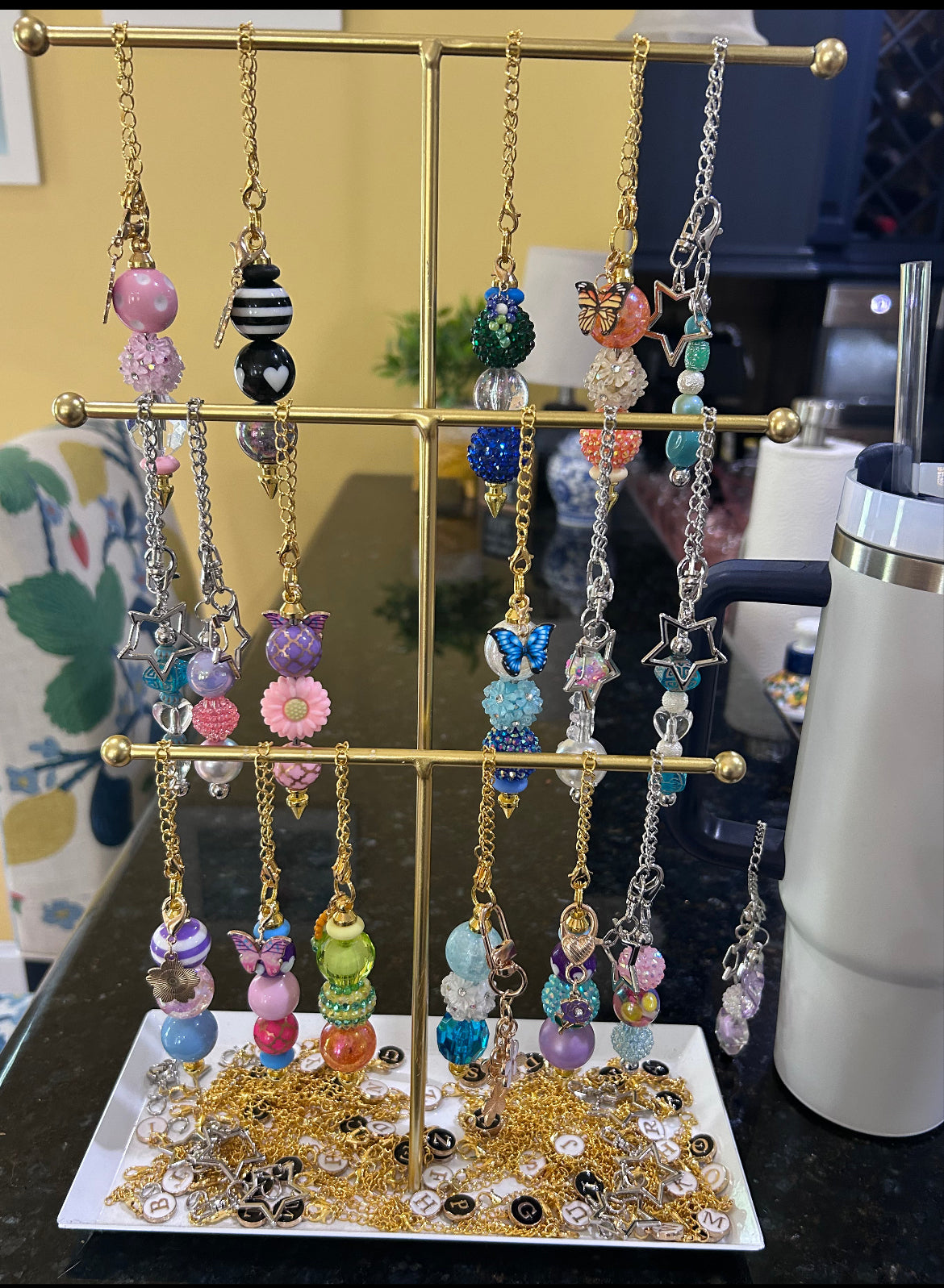 Beaded Stanley Cup Charms