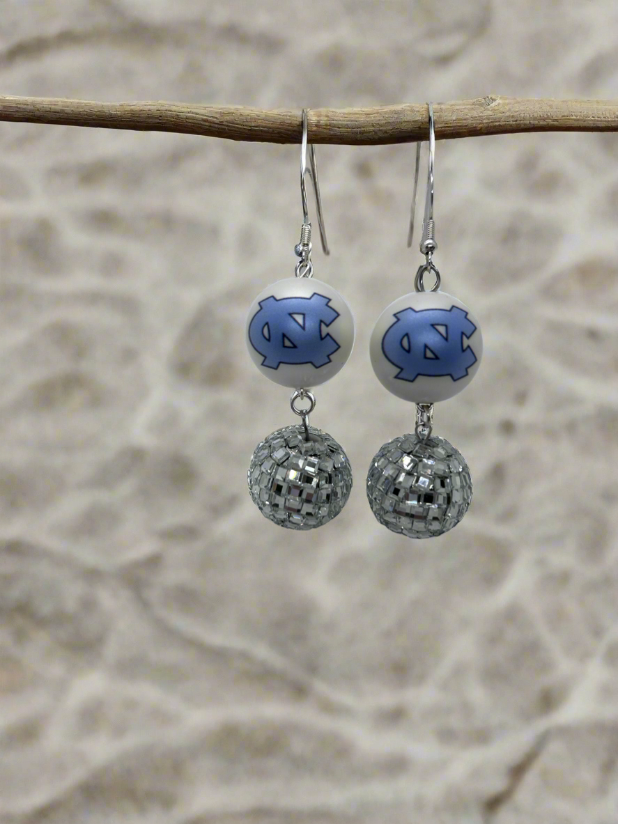 UNC University of North Carolina at Chapel Hill TarHeels Game Day Earrings