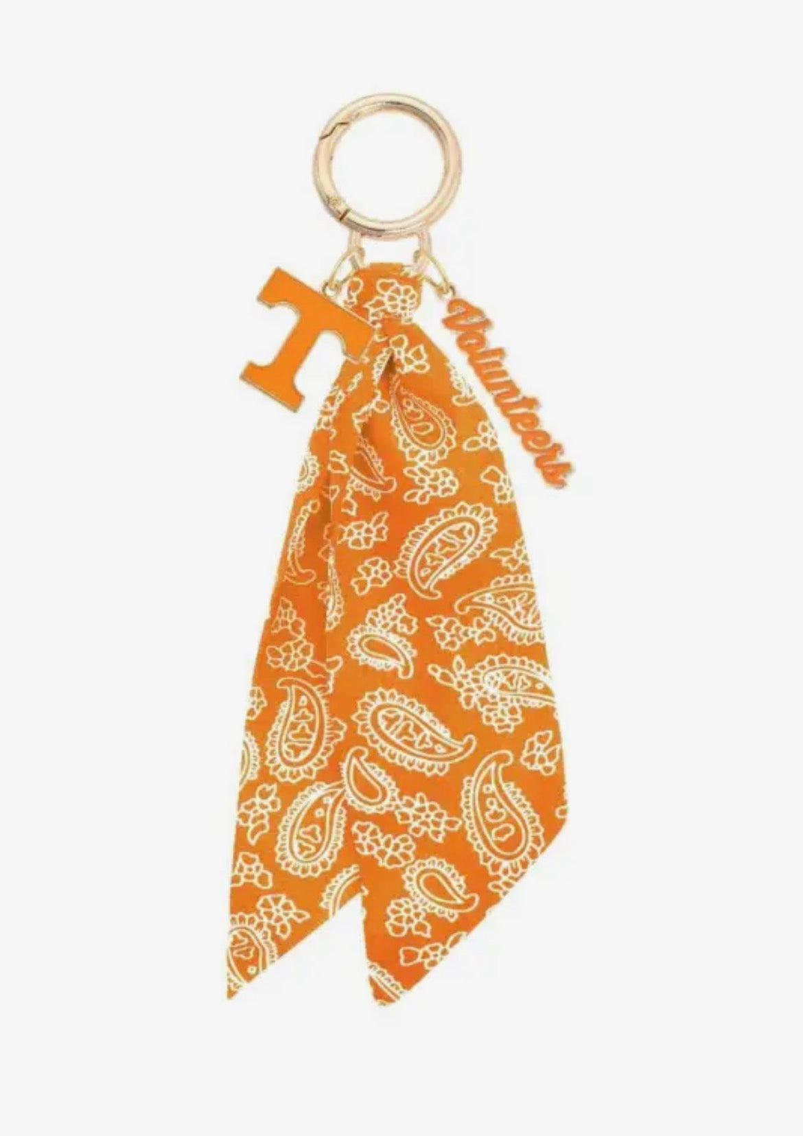 Tennessee Volunteers Cluster Bag Charm in Orange
