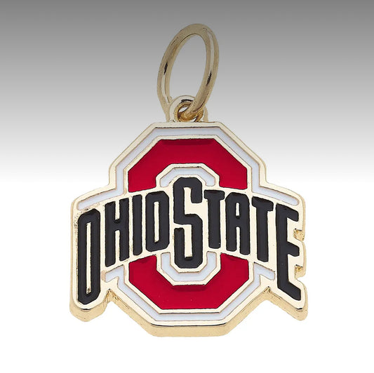Ohio State Buckeyes Enamel Logo Charm