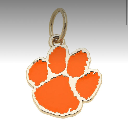 Clemson Enamel Logo Charm