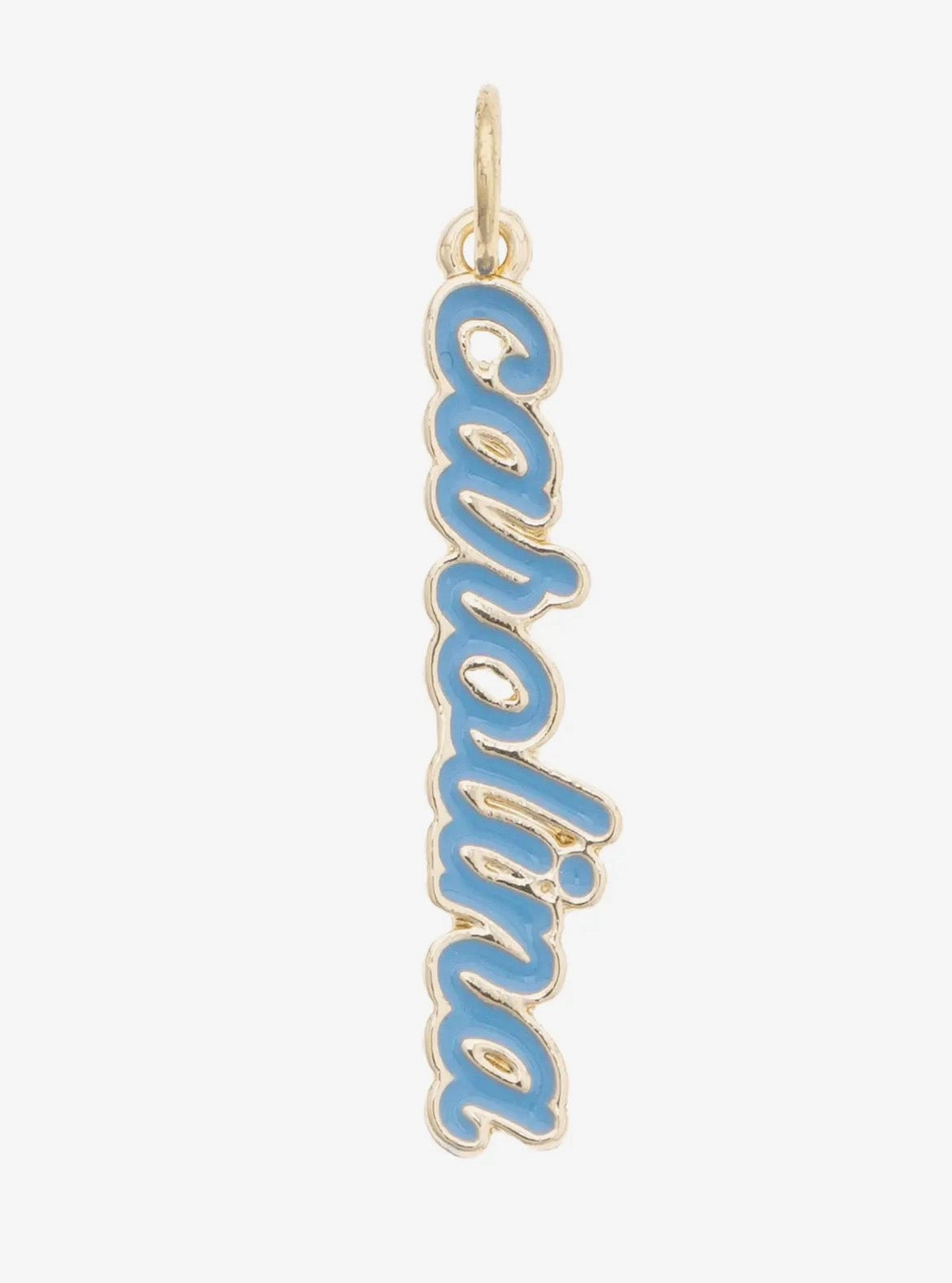 Pre-Order: North Carolina Tarheels Enamel Script Charm