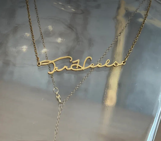 Tar Heels Gold Necklace