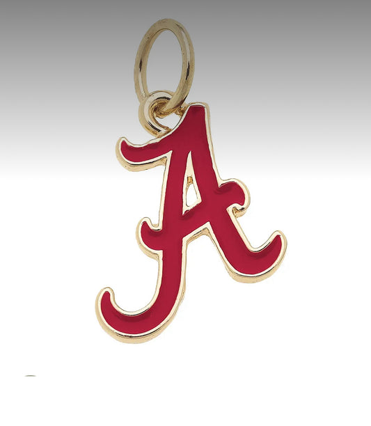 Alabama Crimson Tide Enamel Logo Charm