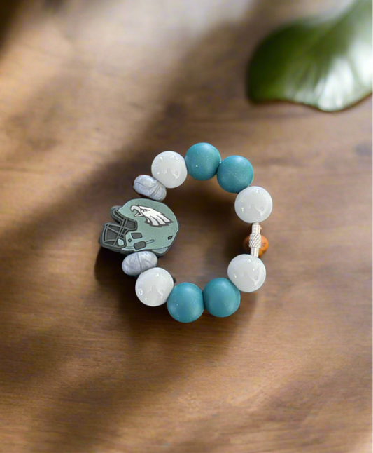 Philadelphia Eagles Silicone Beaded Stanley Cup Charm