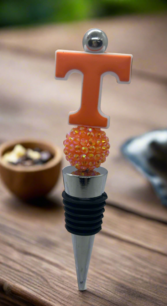 University of Tennessee Volunteers Silicone Beaded Wine Stopper