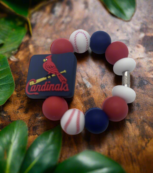 St Louis Cardinals Silicone Beaded Stanley Cup Charm