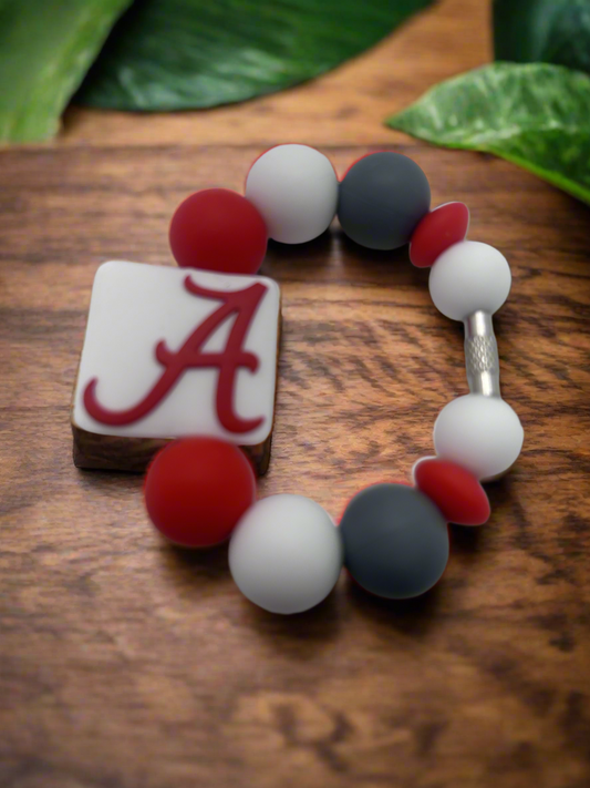 University of Alabama Roll Tide Silicone Beaded Stanley Cup Charm