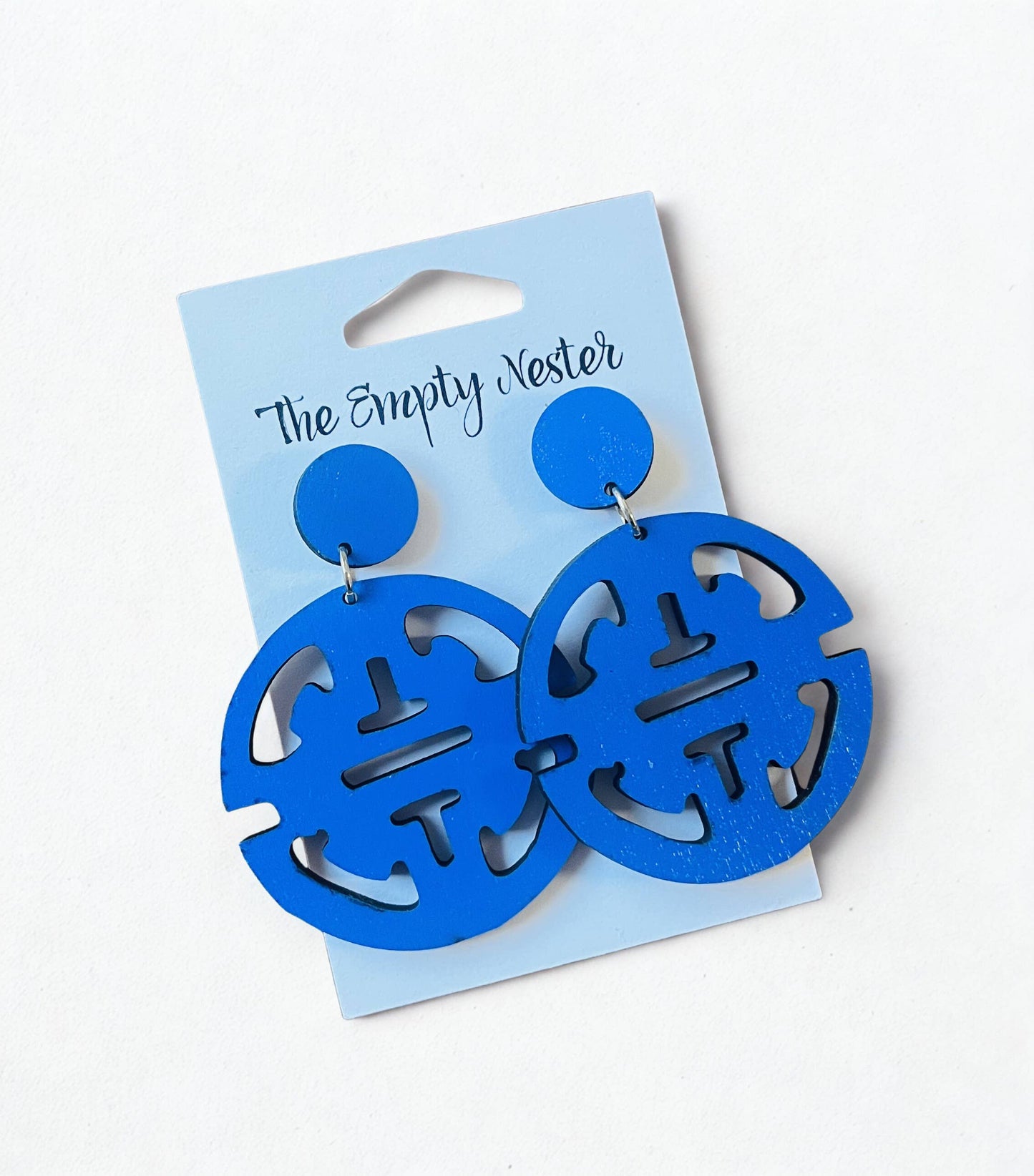 Colorful Greek Earrings: Aqua