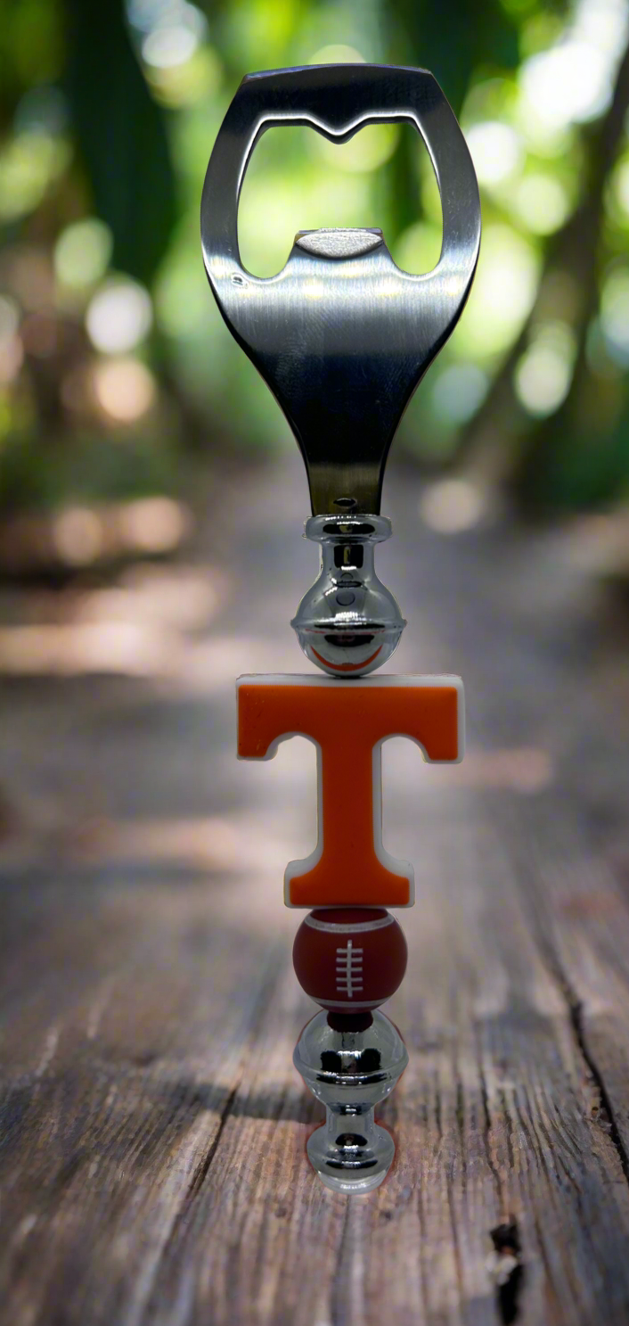 University of Tennessee Volunteers Silicone Beaded Bottle Opener