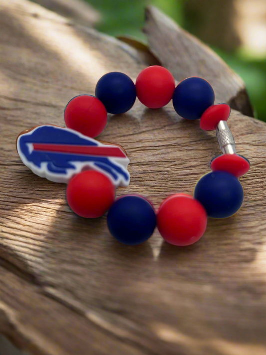 Buffalo Bills NFL team inspired beaded Stanley Cup Charm