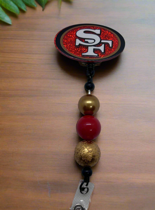 San Francisco 49ers Retractable Badge Reel