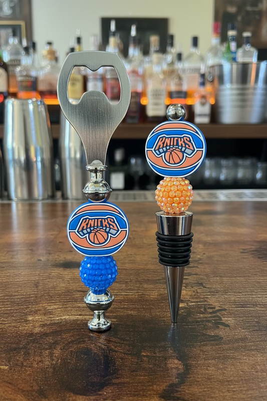 New York Knicks Bottle Opener and Wine Stopper