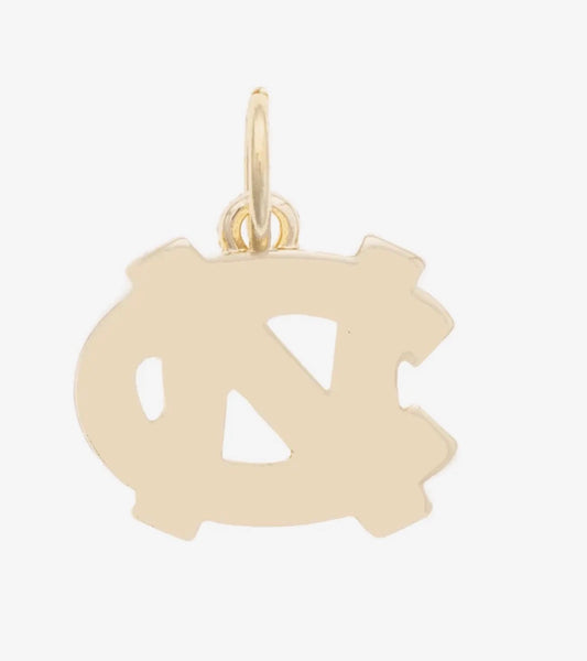 North Carolina Tarheels Logo Charm 18k Gold Plated