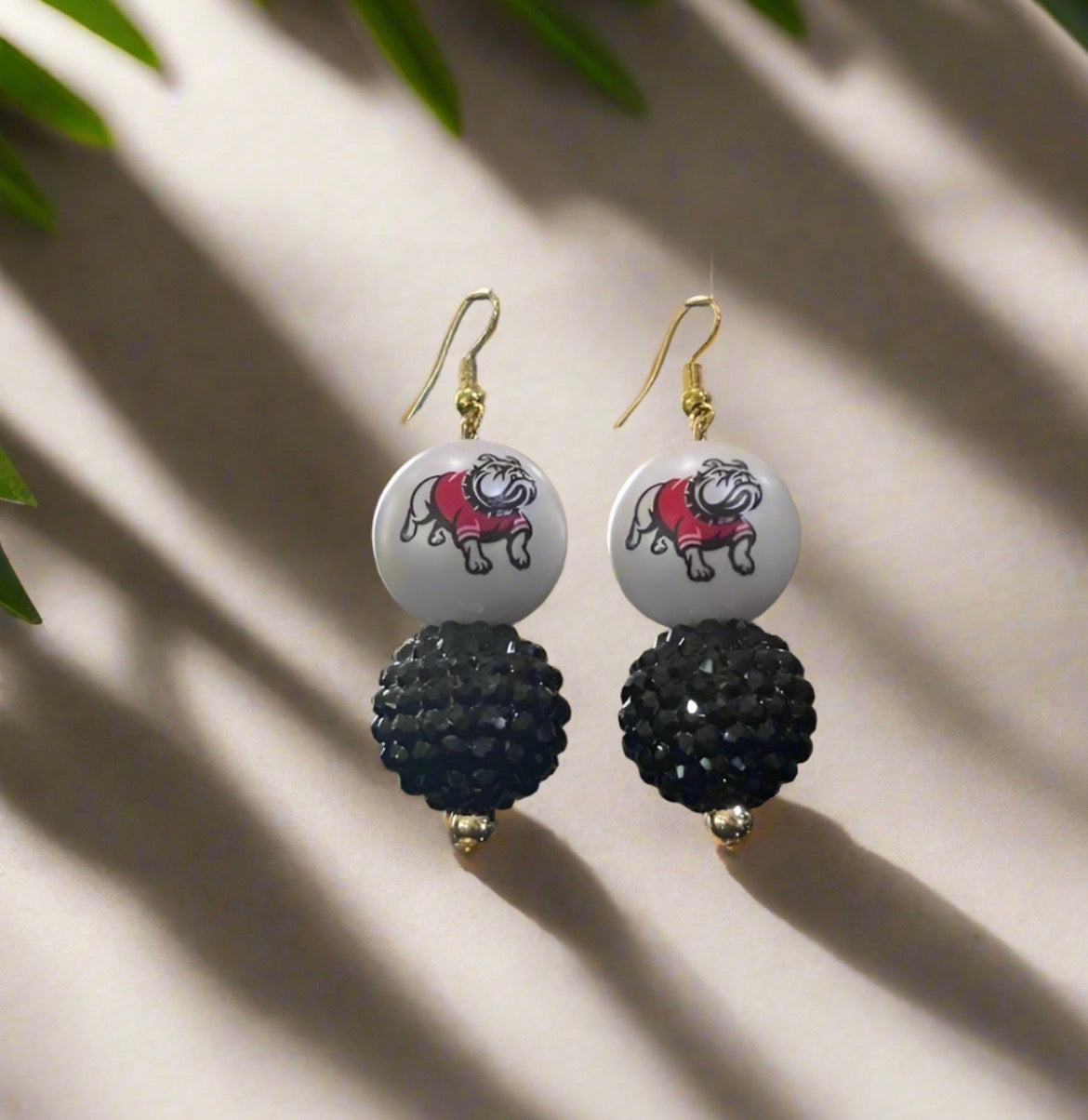 Gardner Webb Bulldogs Custom Gameday Earrings