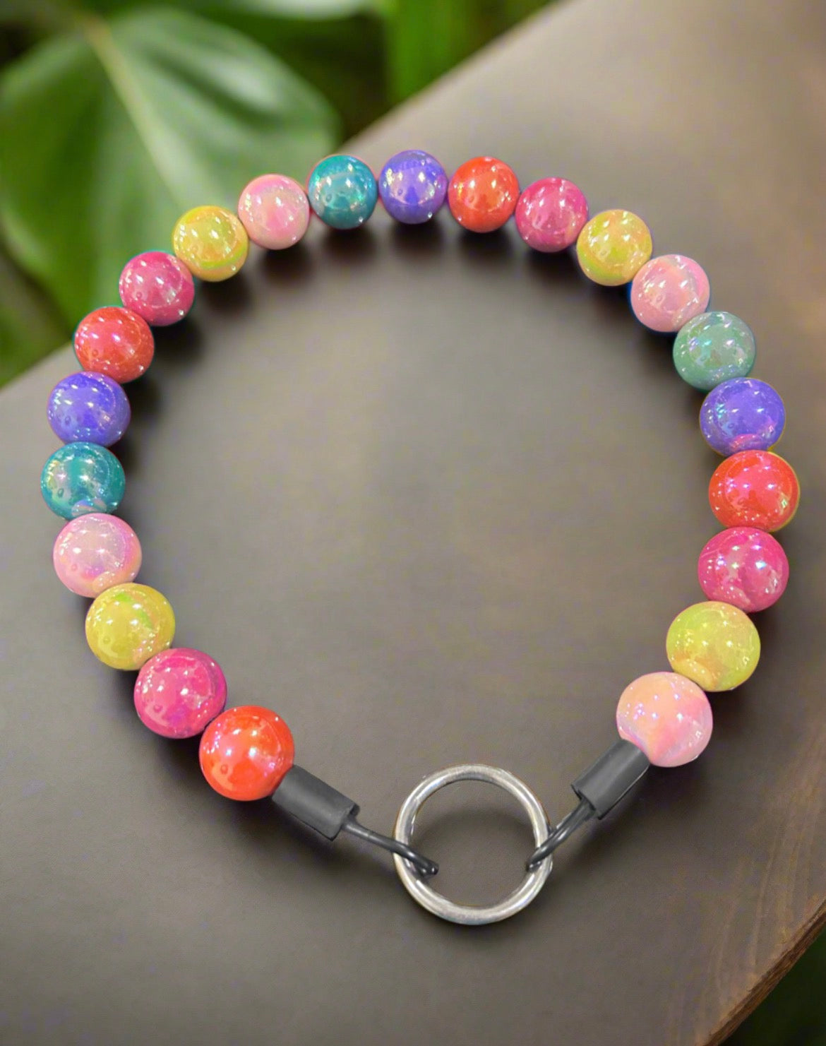 Candy Land Custom Beaded Dog Collar