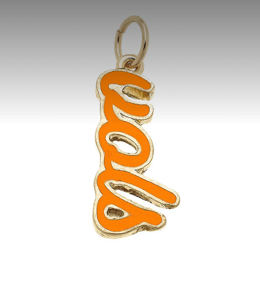 Tennessee Volunteers Enamel Script Charm