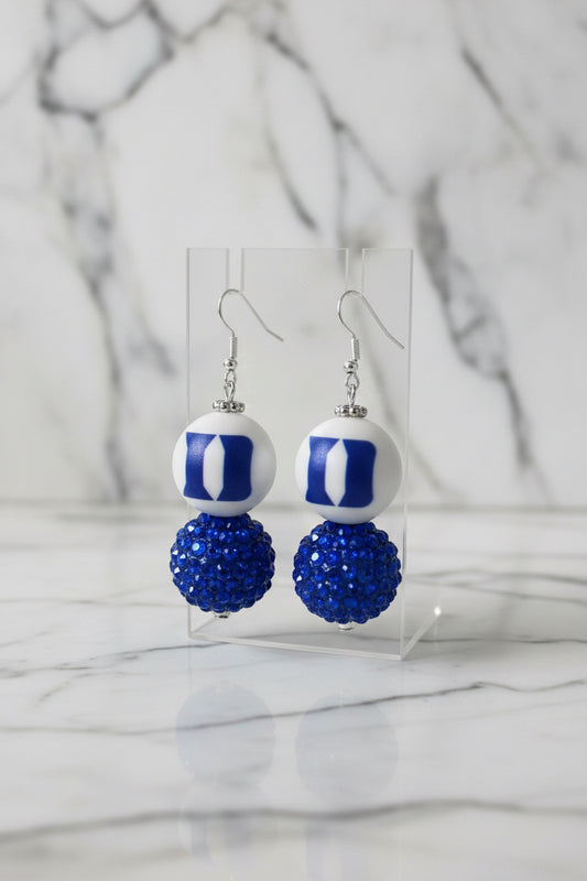Duke University Blue Devils Game Day Earrings
