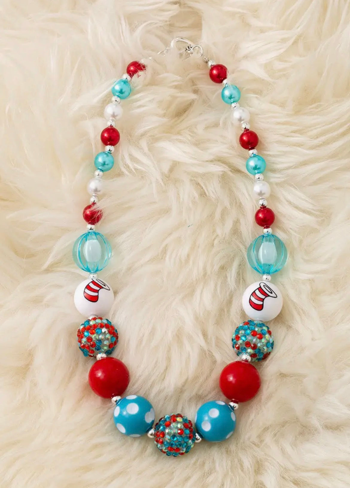 Kids Multiple Printed Bubble Necklaces