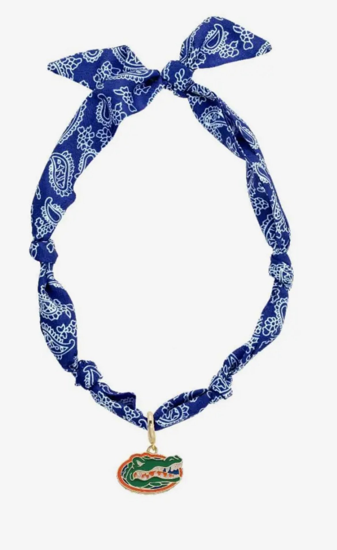 Florida Gators CANVAS Style Bandana Scarf Necklace