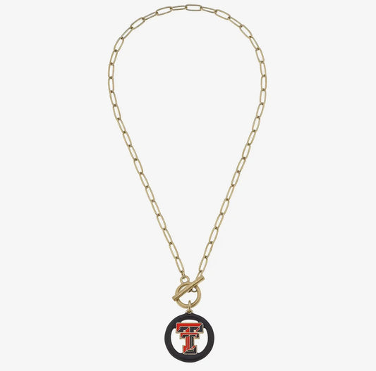 Texas Tech Red Raiders T-Bar Necklace