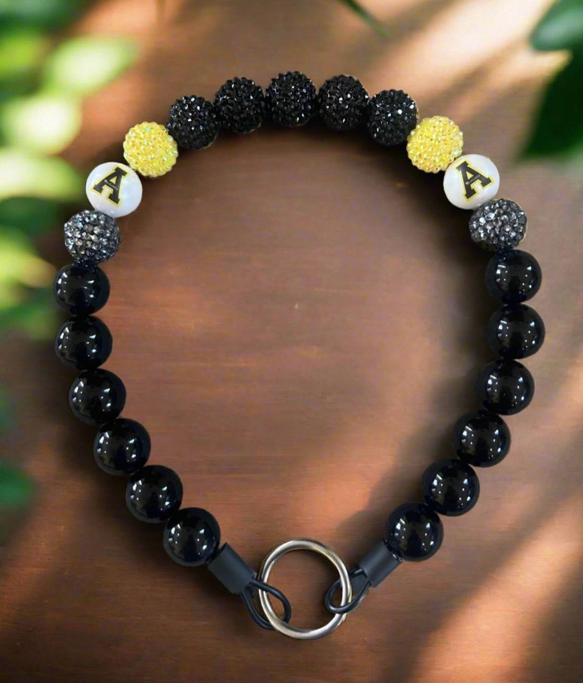 Appalachian State Mountaineers Custom Beaded Dog Collar