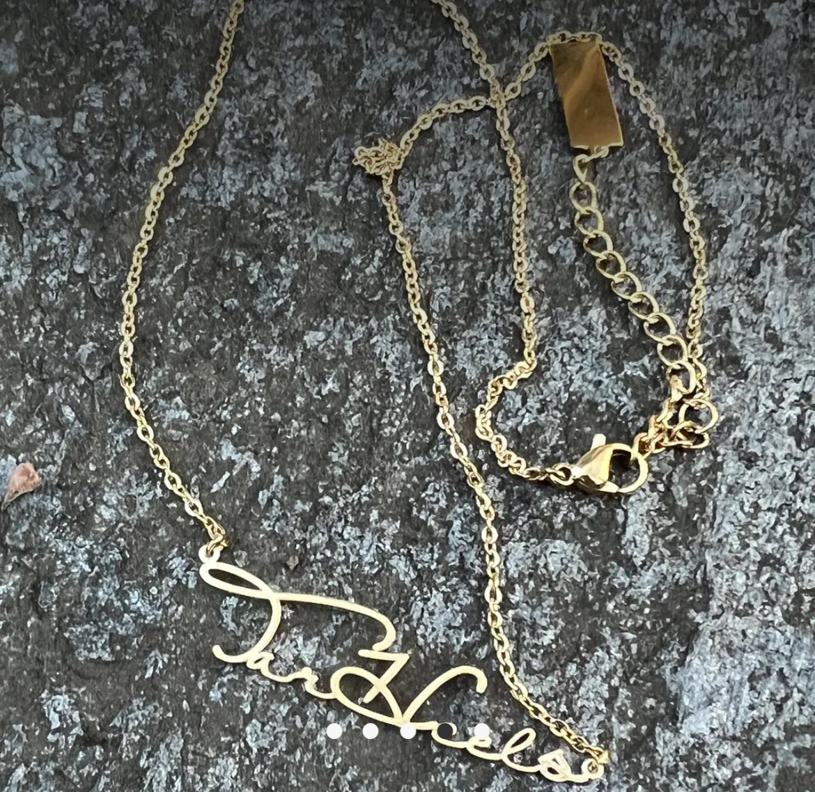 Tar Heels Gold Necklace