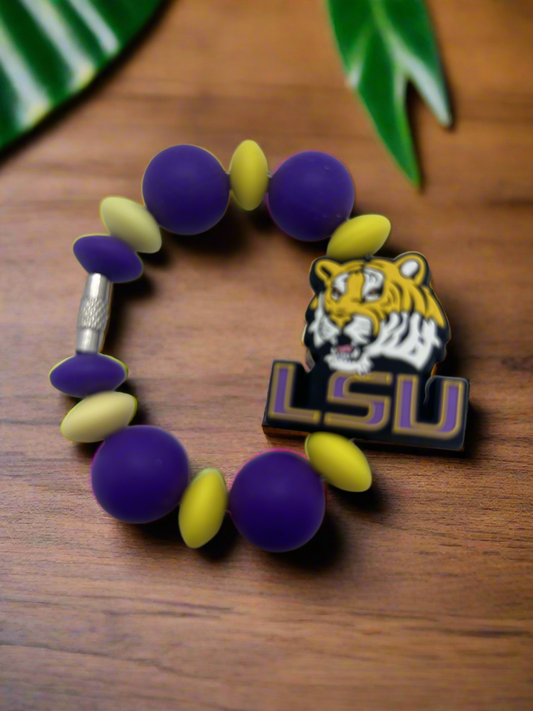 LSU inspired stanley cup charm