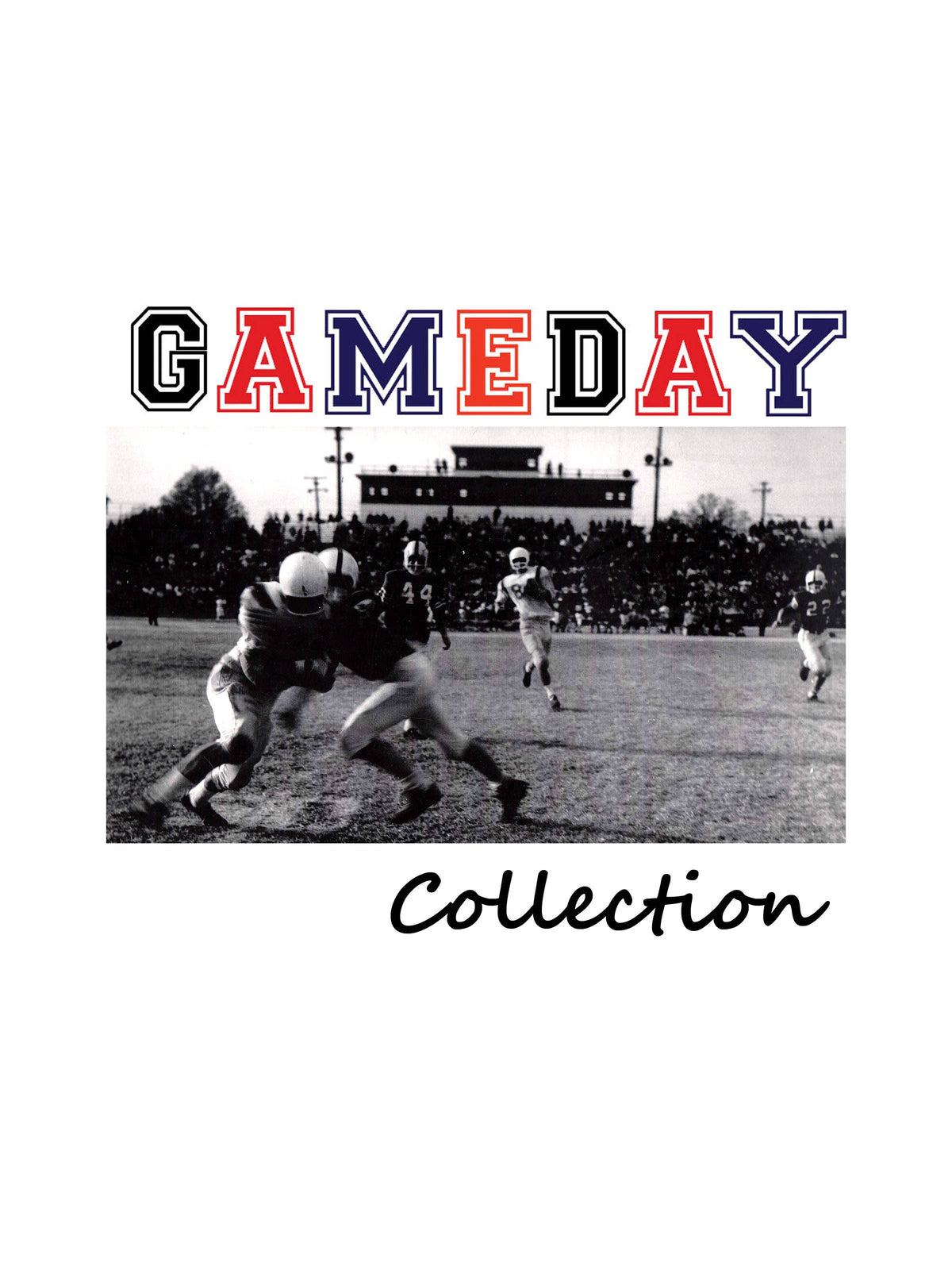Two-Tone Candy Gameday Bracelet: Navy/Red