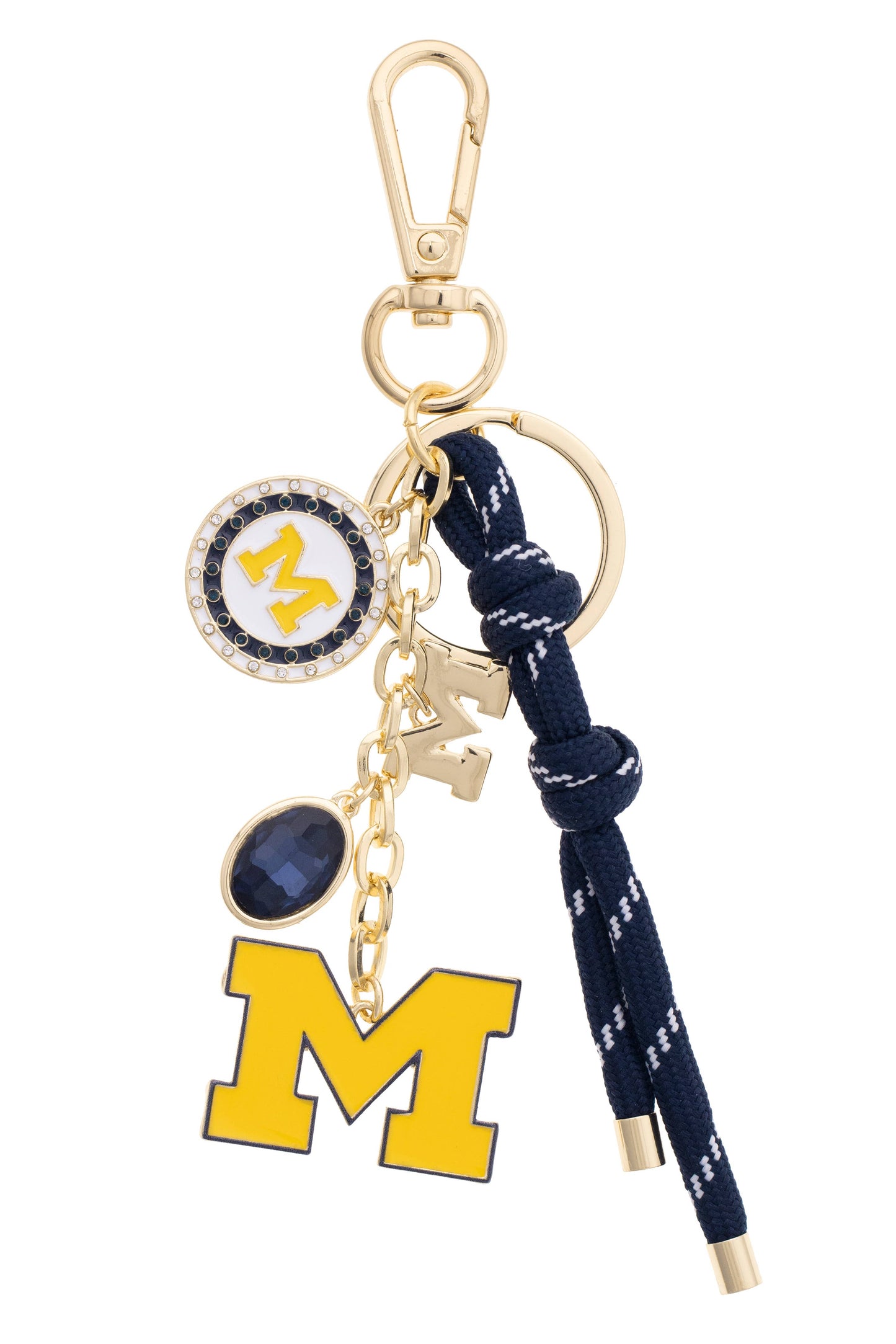 Michigan Wolverines Cluster Bag Charm