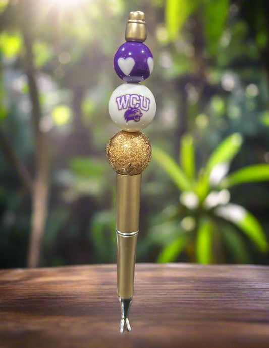 wcu western carolina university catamounts decorative pen